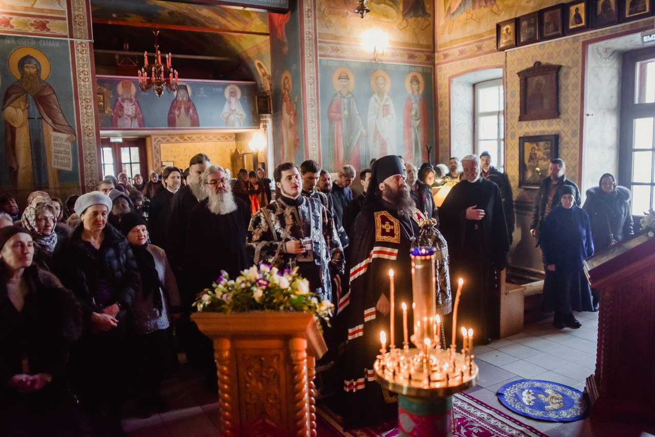 Литургия Преждеосвященных Даров в храме Космы и Дамиана в Космодемьянском