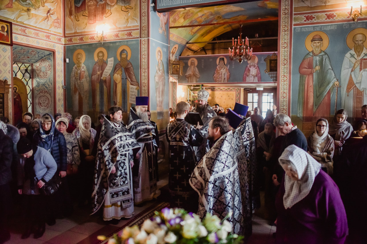Литургия Преждеосвященных Даров в храме Космы и Дамиана в Космодемьянском